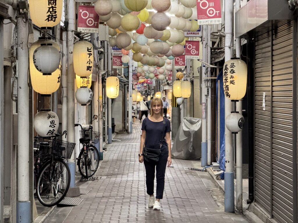 A woman in Tokyo