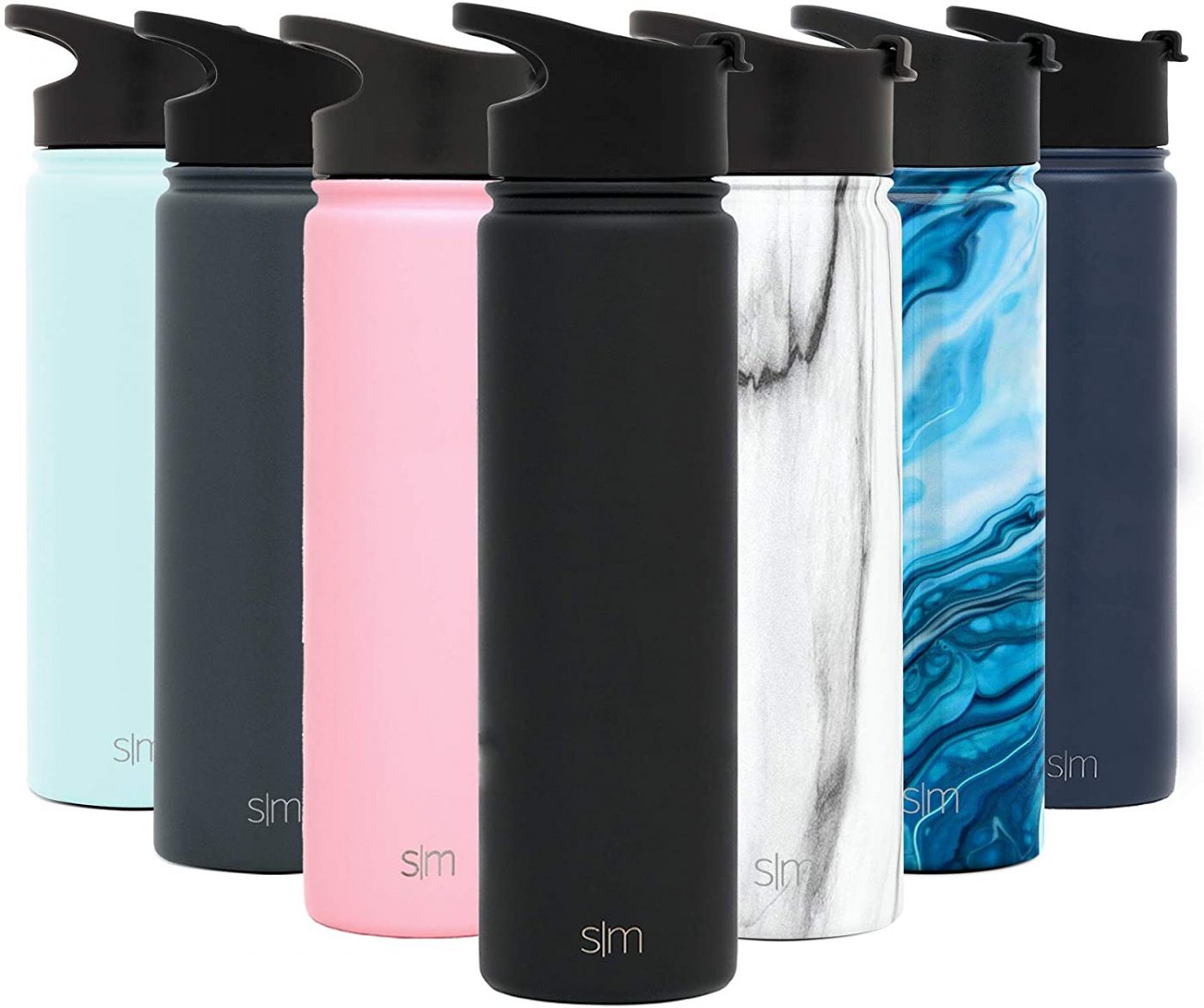 Trendy Reusable Water Bottle  Insulated, Stainless Steel Metal Flask – Leo  Mancini Haircare