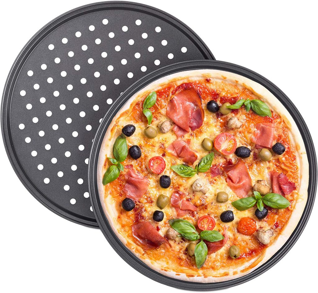 Premier Housewares 0104235 Teglia Ovenlove Tonda Antiaderente per Pizza 