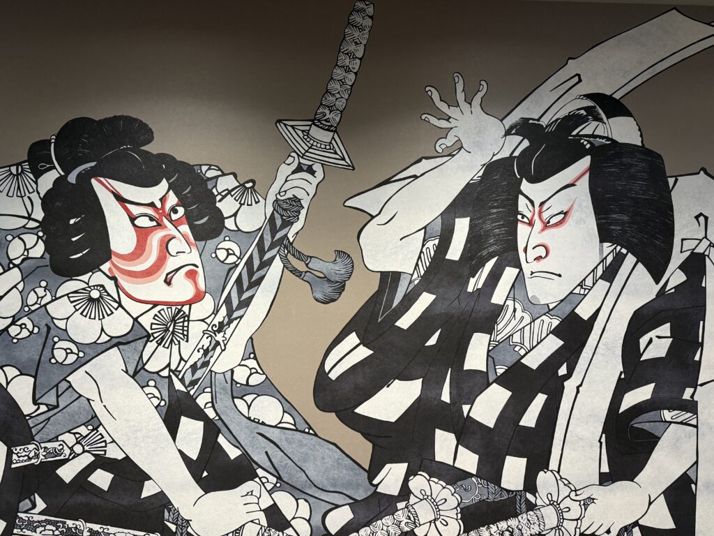 Asakusa Traditional Area in Tokyo: traditional EDO murales