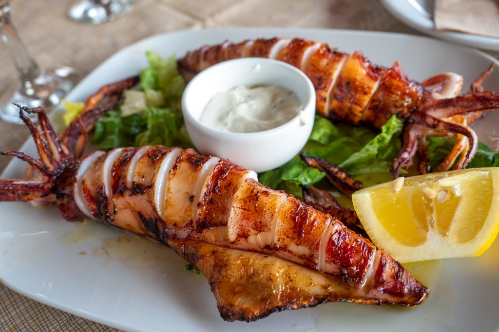 Popular Greek Foods Grilled Octopus