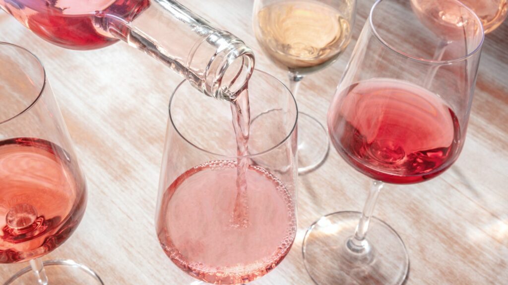 Rose wine