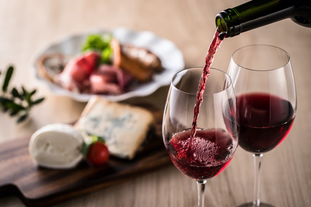 wine and food