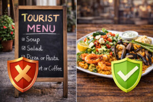 Does a “Tourist Menu” always mean bad food?