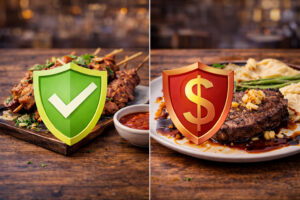 Why is cheap food sometimes safer than expensive food?