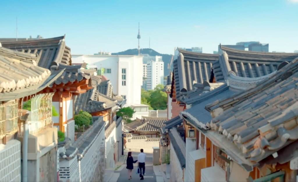 Filming location Seoul Bukchon