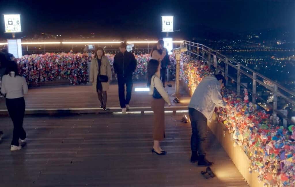 Filming locations Kdrama Seoul N Seoul Tower and Namsan